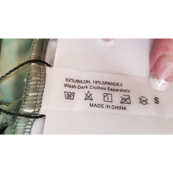 Tempt Me - Women’s Olive Green 2 Piece Bikini Swim Suit Swimwear Bathing SZ Sm - Picture 10 of 11